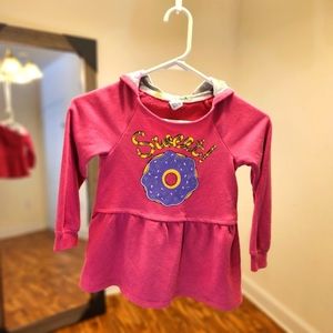 Crayola Girls 4 Tunic Length Hoodie